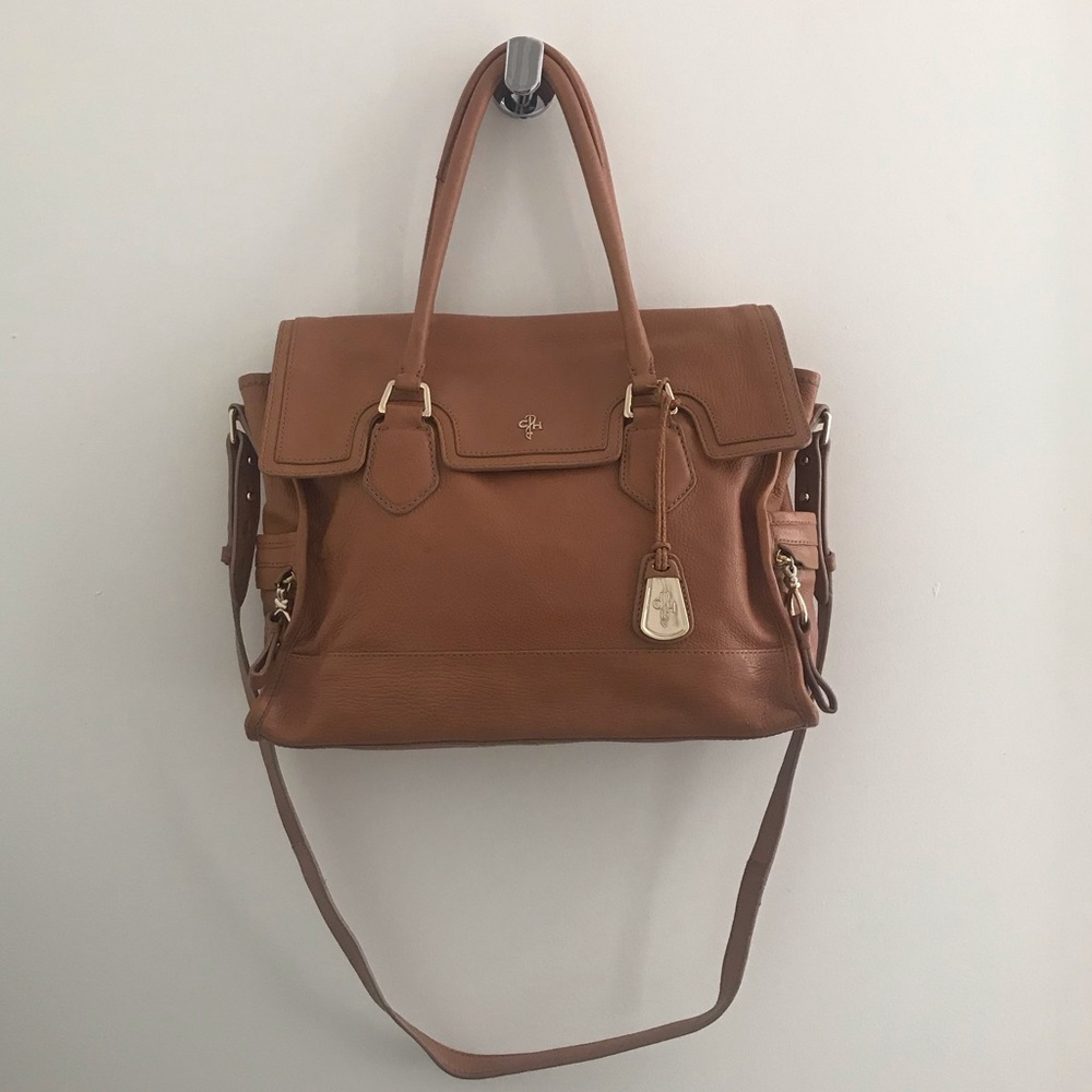 Cole Haan Brooke East West Satchel - Cognac